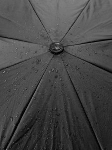 black umbrella